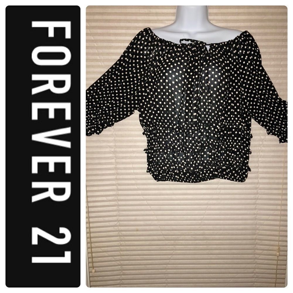 Forever21 Polka Dots Blouse